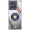 MLB Houston Astros Game Ball Moto G Play 5G (2025) Clear Case
